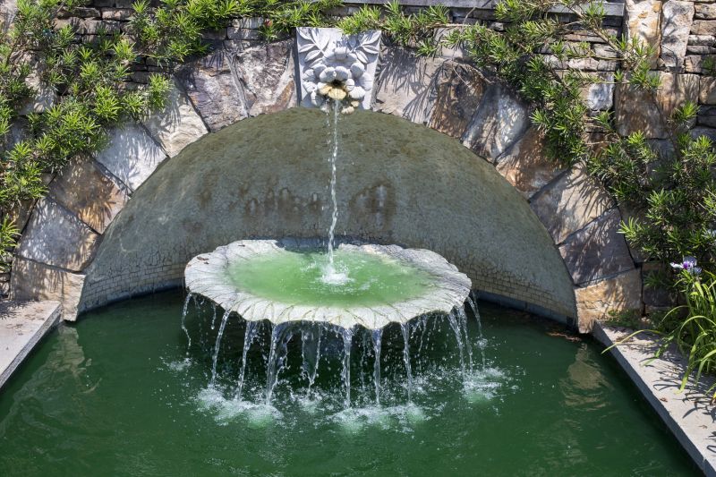 Rock Fountain Installation
