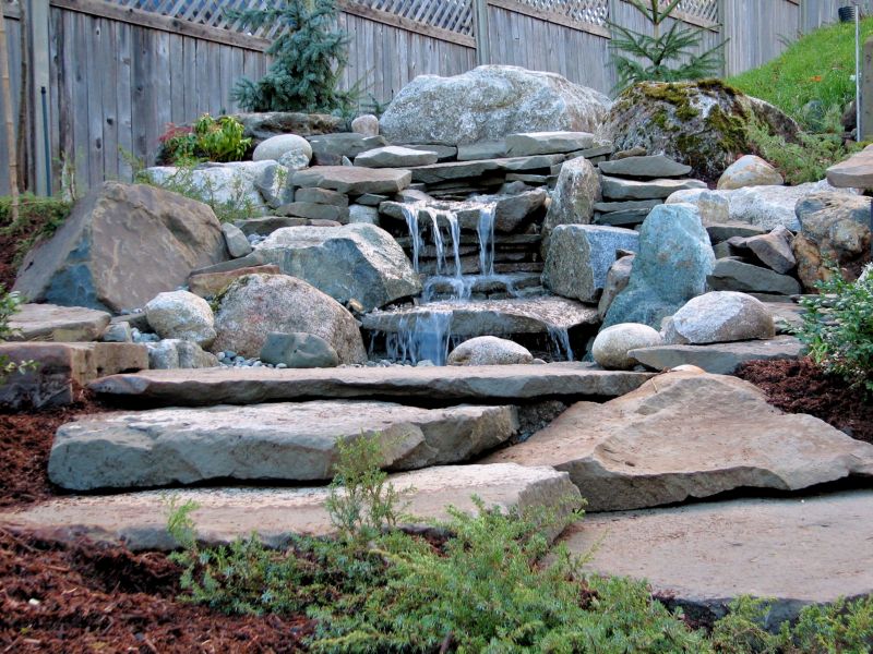 Rock Fountain Installation
